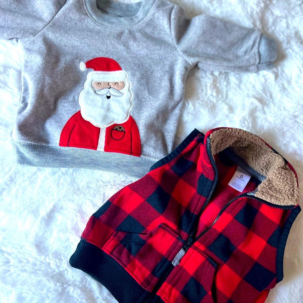Carters sweater and vest